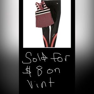 Victoria Secret Pink Tank & Leggings Set